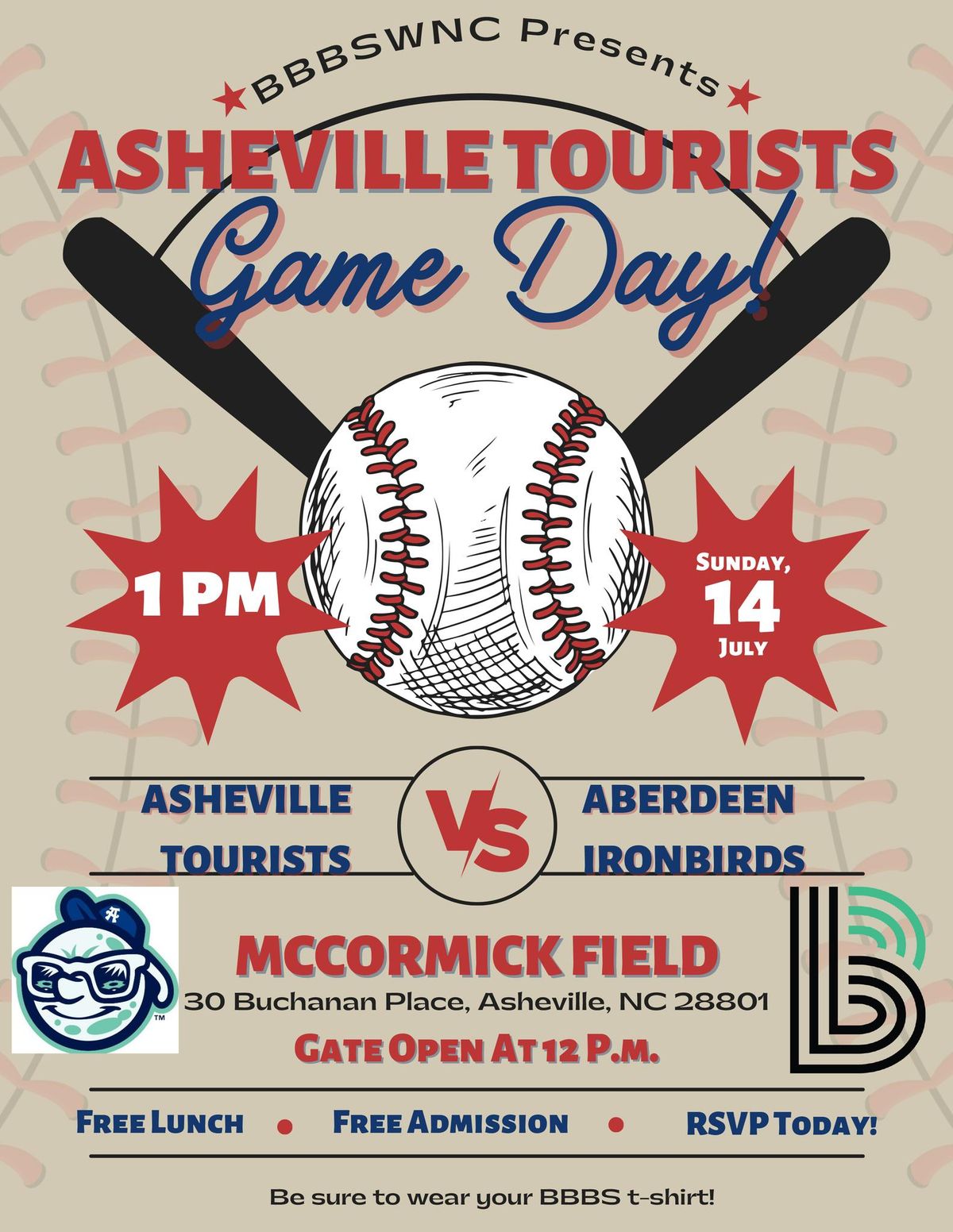 Asheville Tourists Game Day