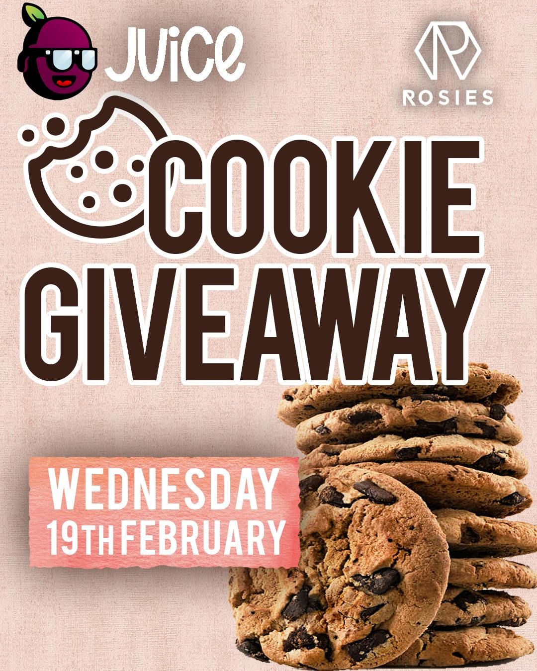 JUiCE Wednesday - Cookie Giveaway \ud83c\udf6a\ud83c\udf6a\ud83c\udf6a