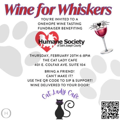 Wine for Whiskers with One Hope Wines