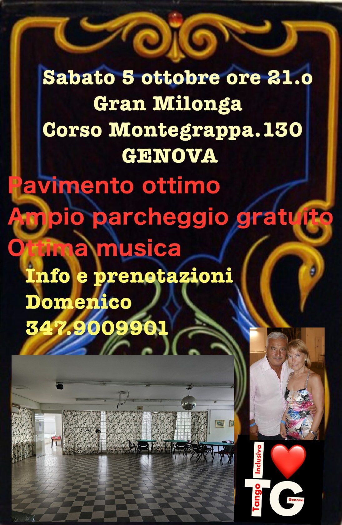 Milonga Porte\u00f1a evento speciale