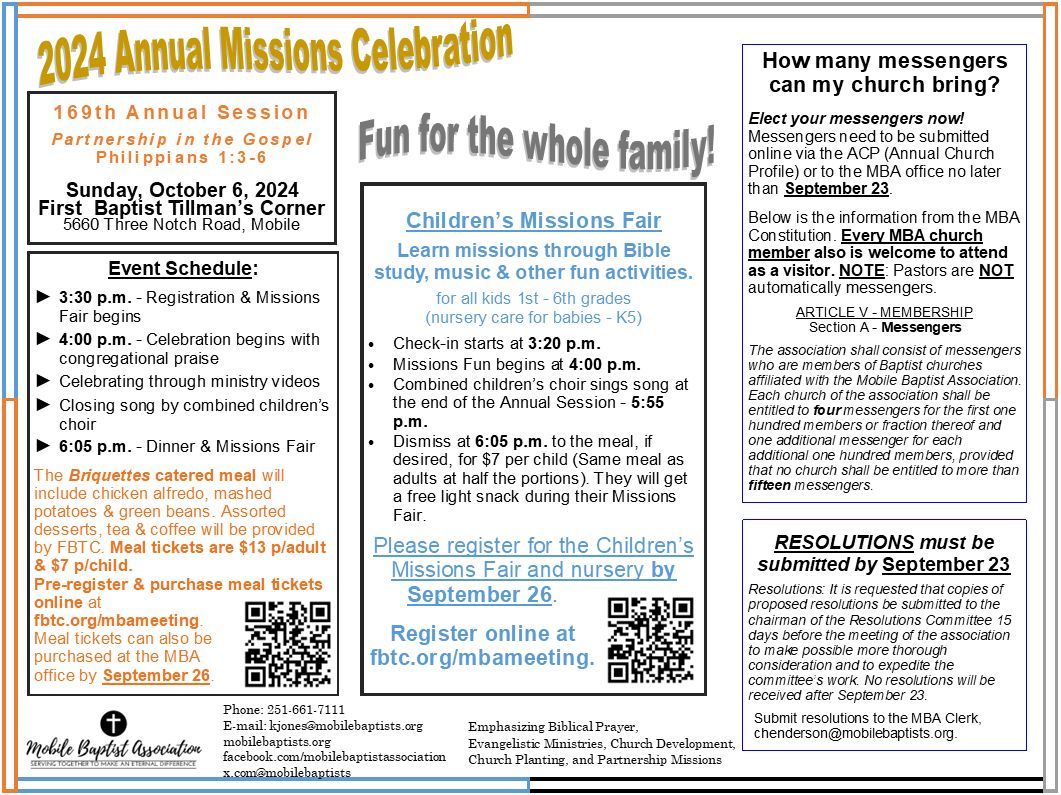 2024 Annual Missions Celebration