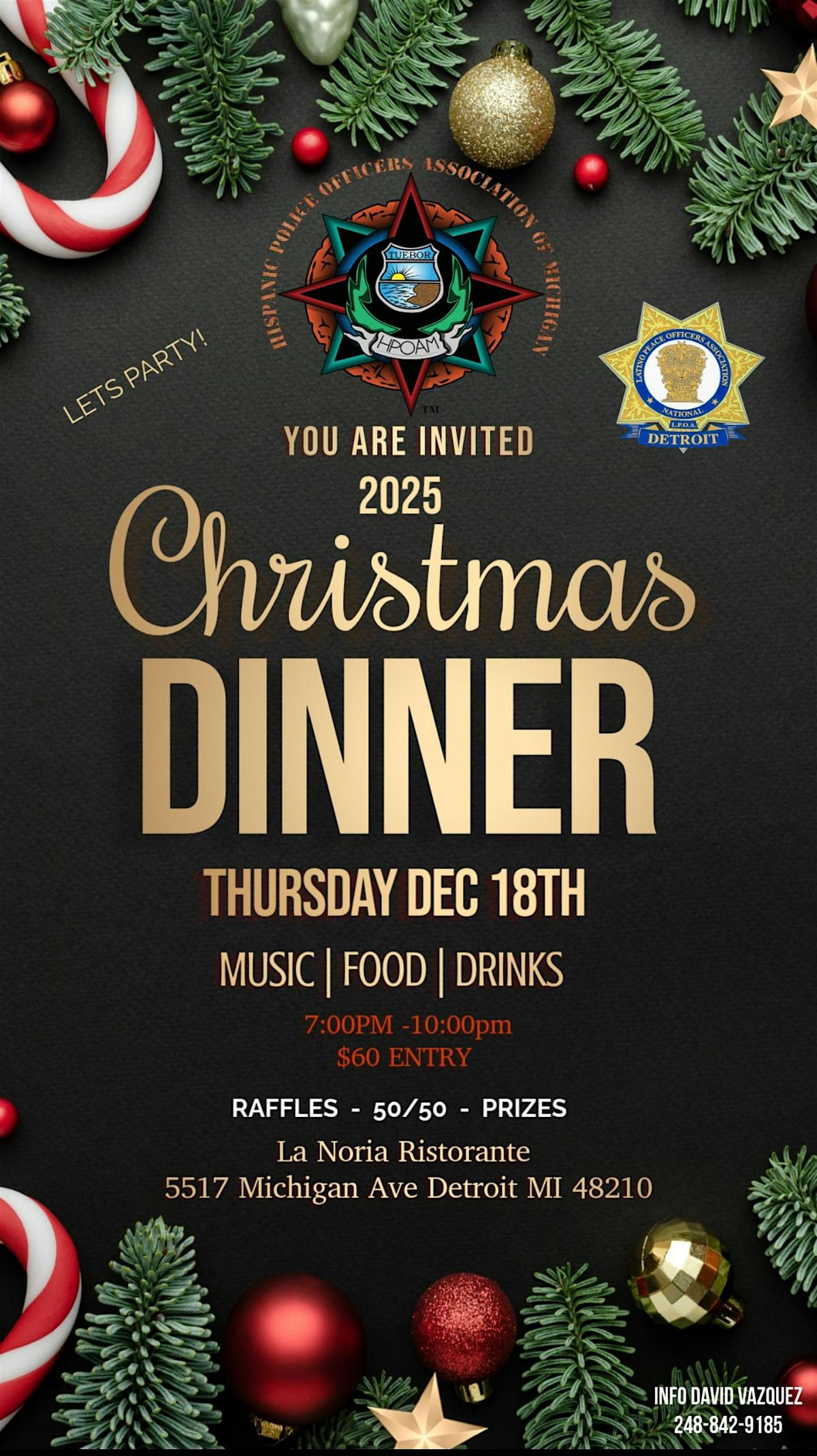 2025 Hispanic Police Officer association- Detroit chapter