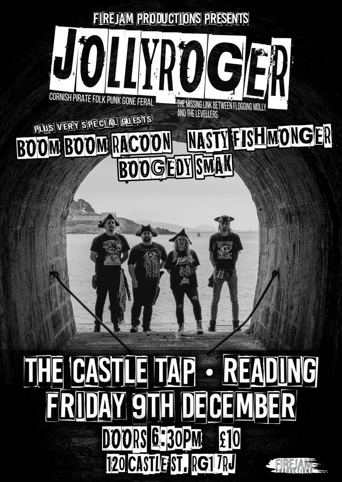 JollyRoger with Boom Boom Racoon, Nasty Fishmonger & Boogedy Smak