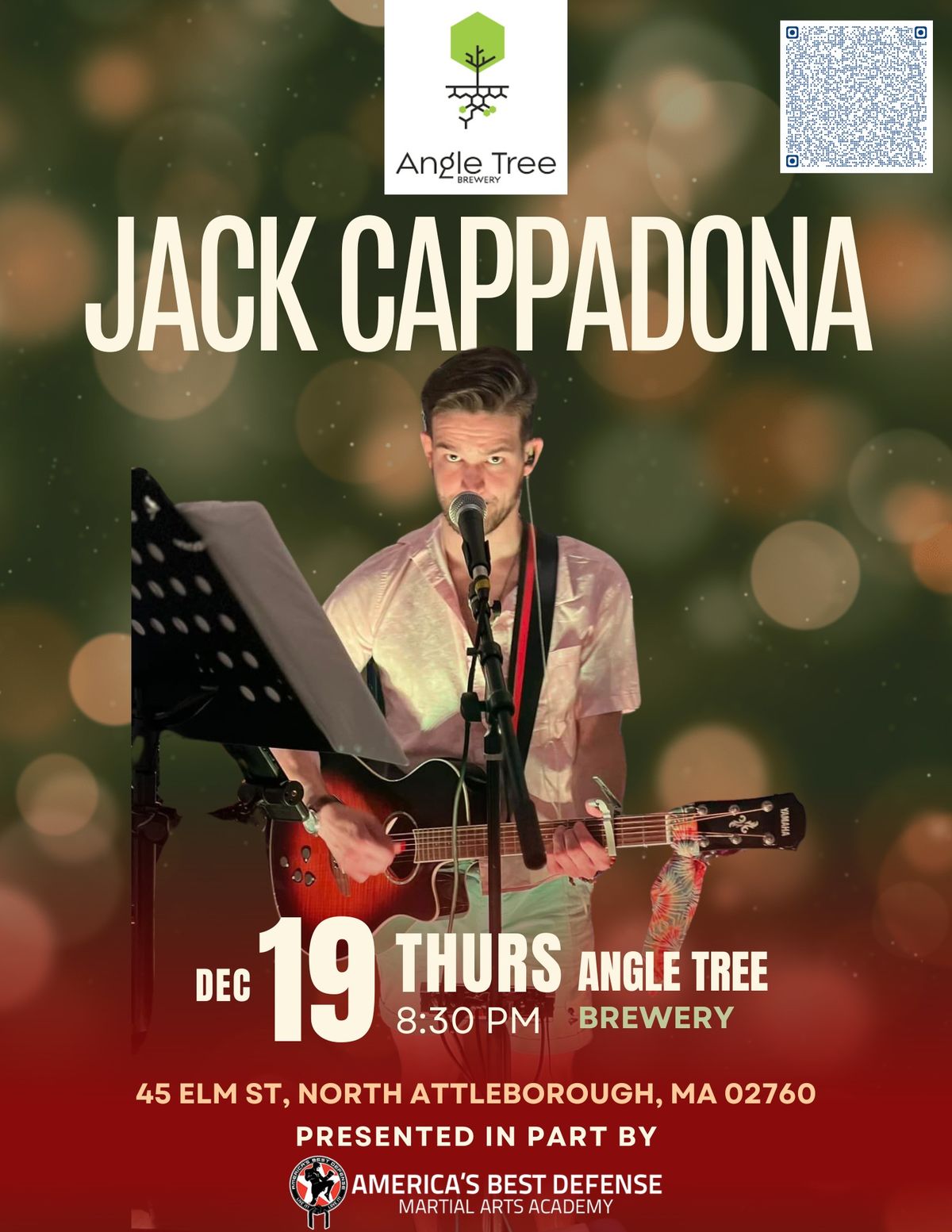 Jack Cappadona at ANGLE (CHRISTMAS) TREE! 