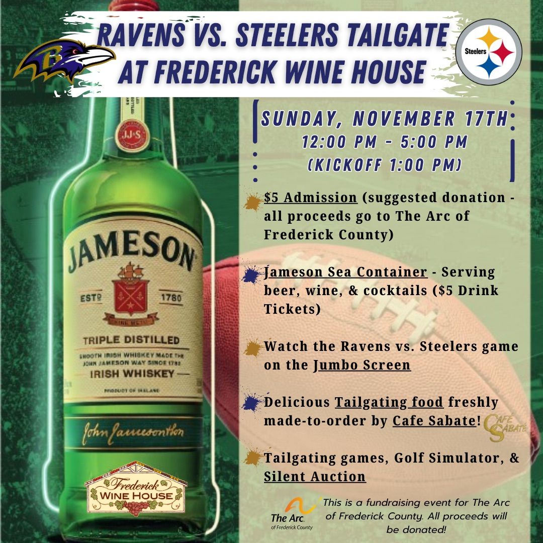 Ravens vs. Steelers Tailgate Watch Party