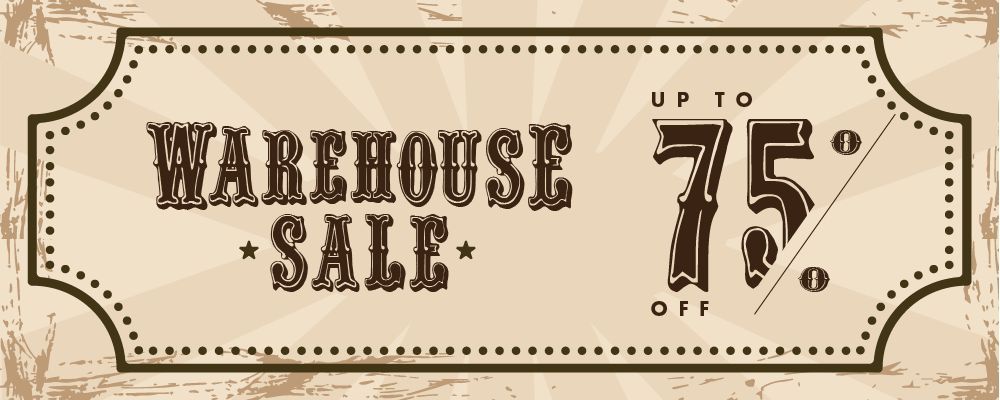 Hysses Annual Warehouse Sale