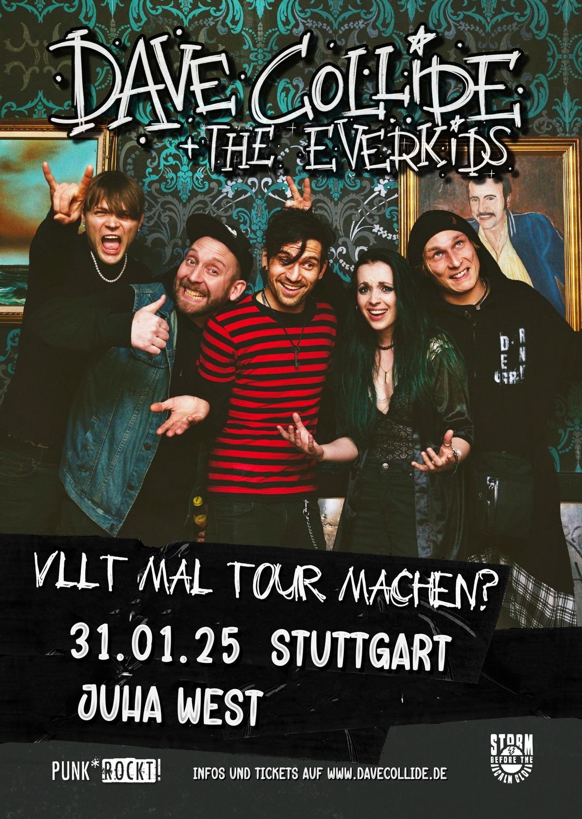 DAVE COLLIDE + THE EVERKIDS im JuHa West, Stuttgart