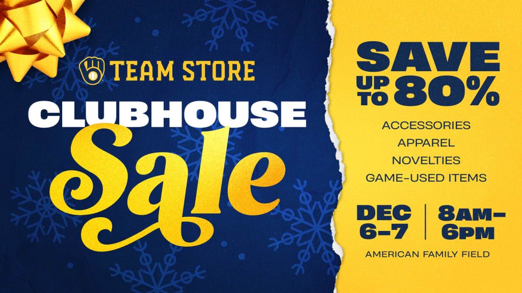 Annual Brewers Team Store Clubhouse Sale