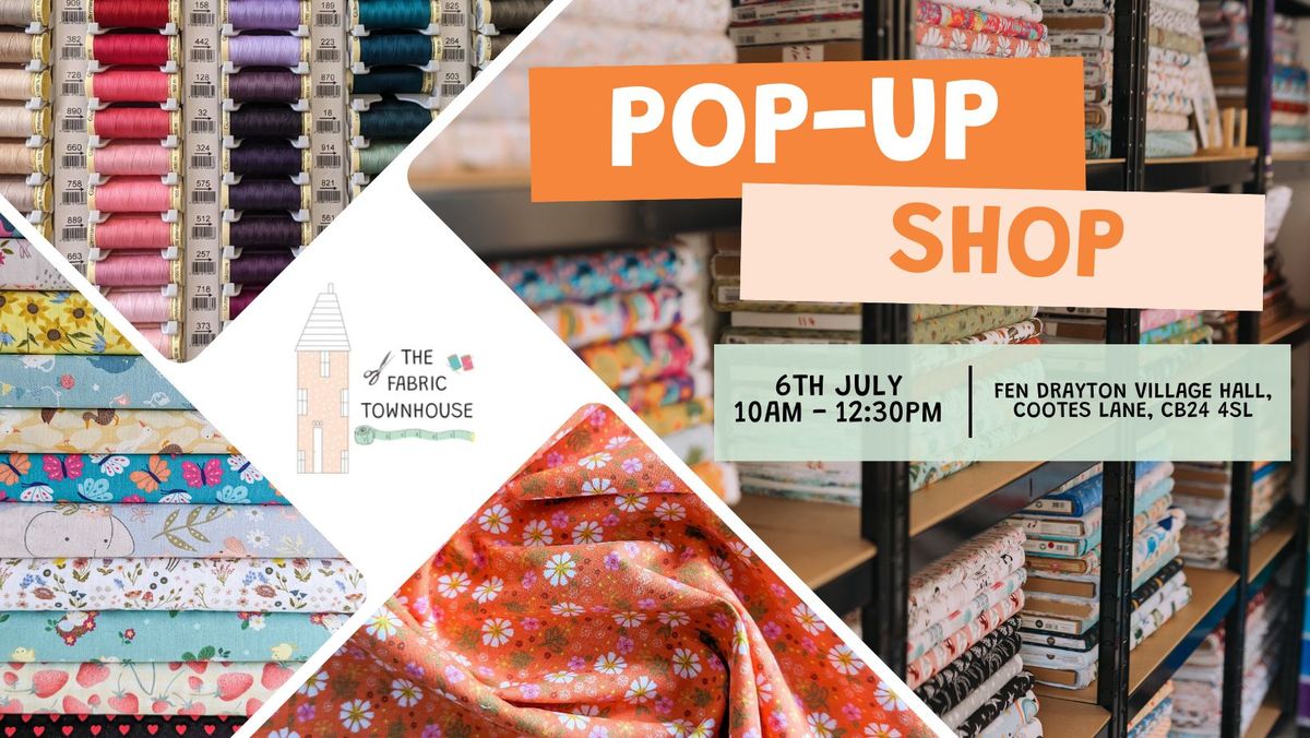 The Fabric Townhouse pop up shop