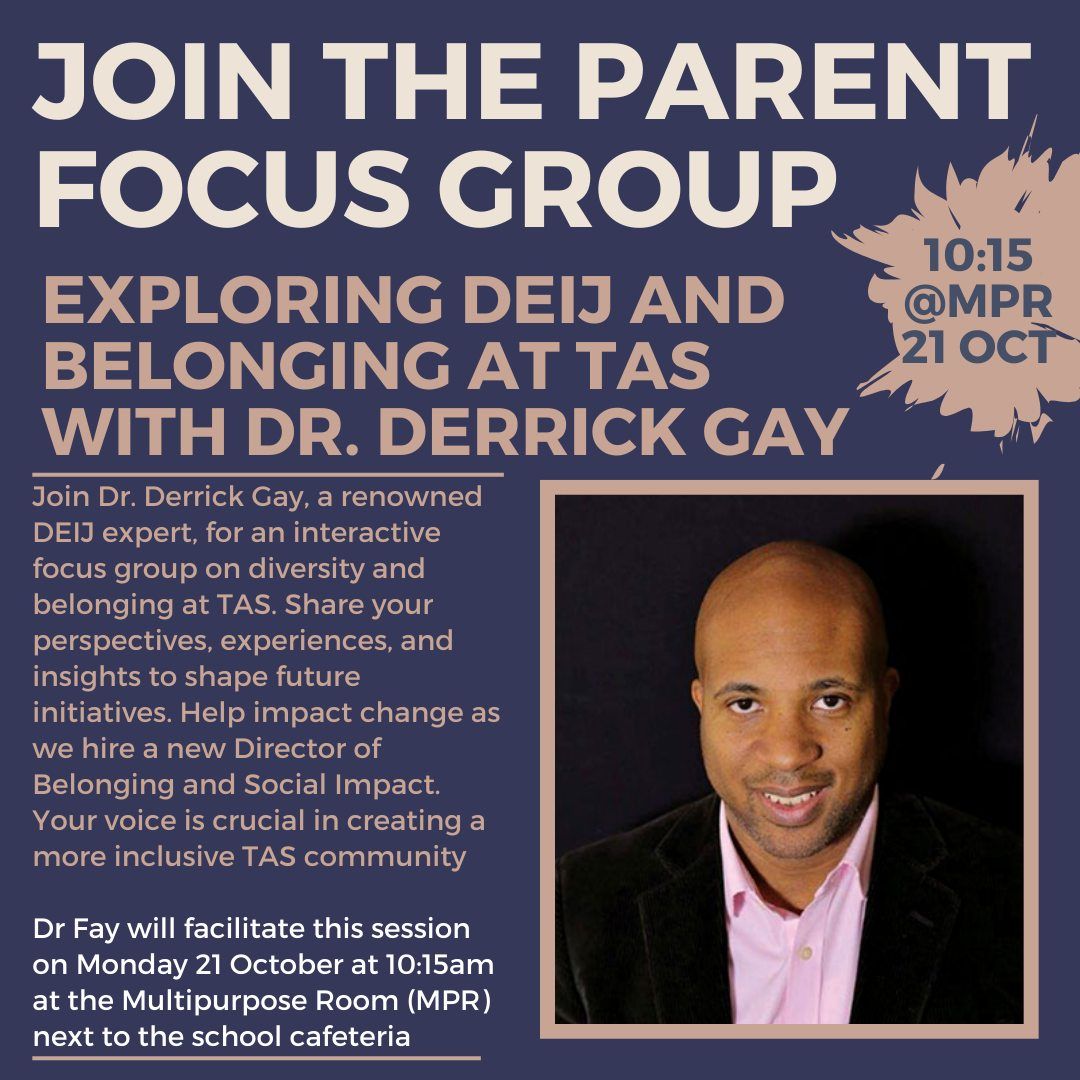 BE HEARD AT THE DEIJ FOCUS GROUP FACILITATED BY DR DERRICK GAY