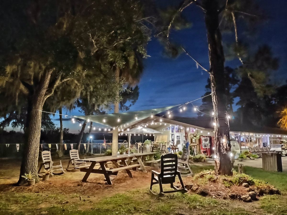 February's Riverside Live Music Under the Lights at Tomoka Outpost inside Tomoka State Park