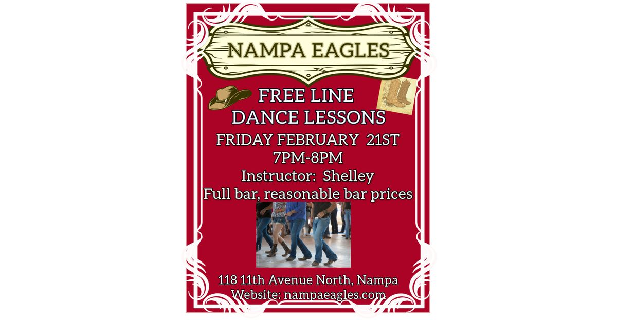 FREE Line Dance Lessons at the Nampa Eagles