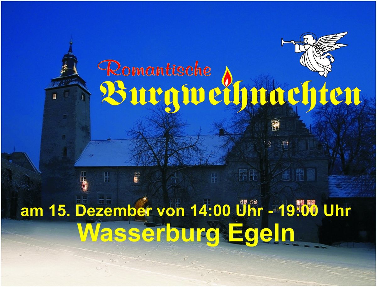 Romantische Burgweihnachten auf der Wasserburg Egeln