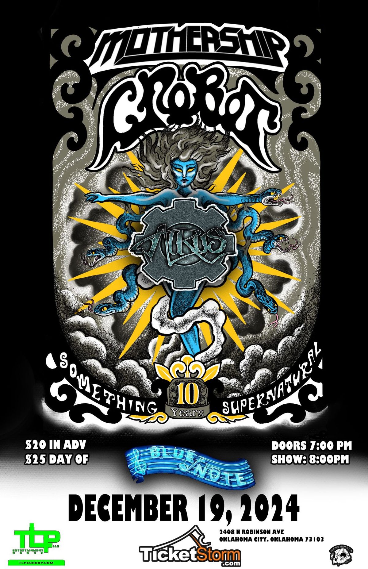 Mothership and Crobot Co-Headlining in OKC