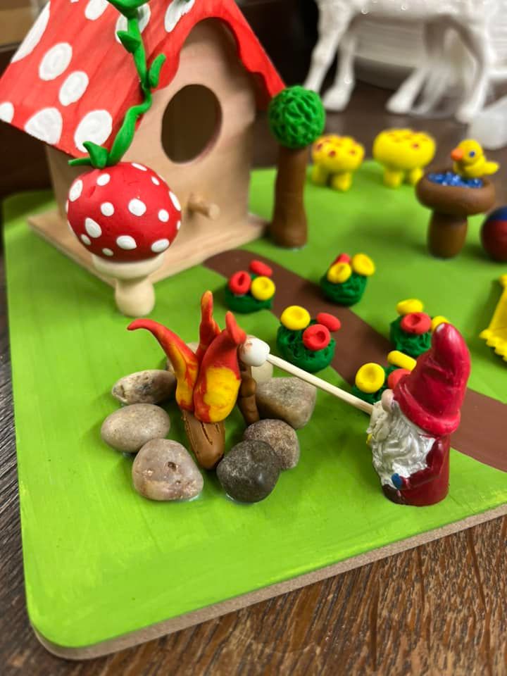 ART WORKSHOP for KIDS_Gnome Sweet Gnome (6+ yrs.) \ud83c\udf44\ud83c\udf3f\ud83c\udfe1