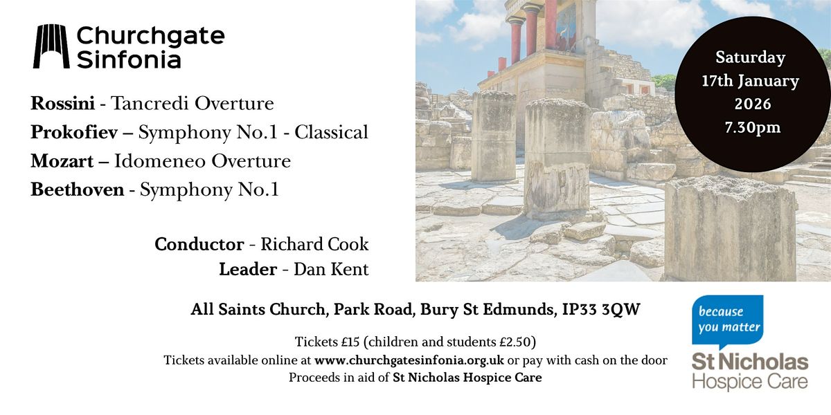 Churchgate Sinfonia New Year Concert January 2026