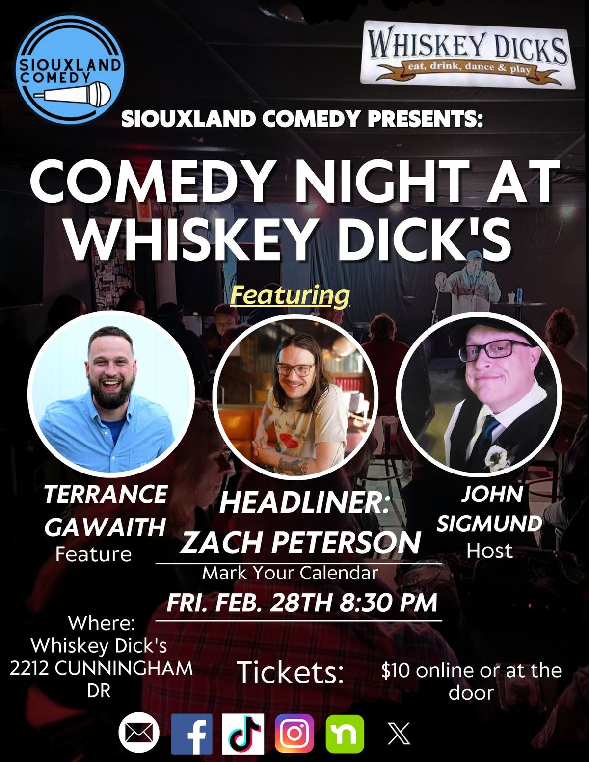 Comedy Night at Whiskey Dick's: Zach Peterson 