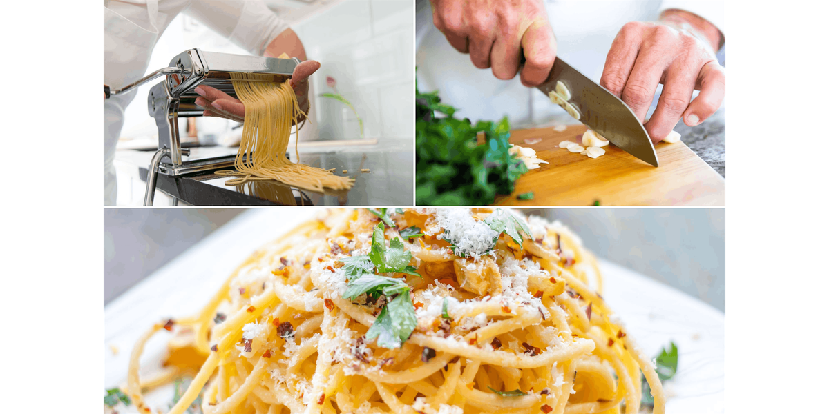 Craft Authentic Aglio e Olio Pasta With Chef Deanna - Pasta Making Cooking Class in Dallas | Classpop!\u2122