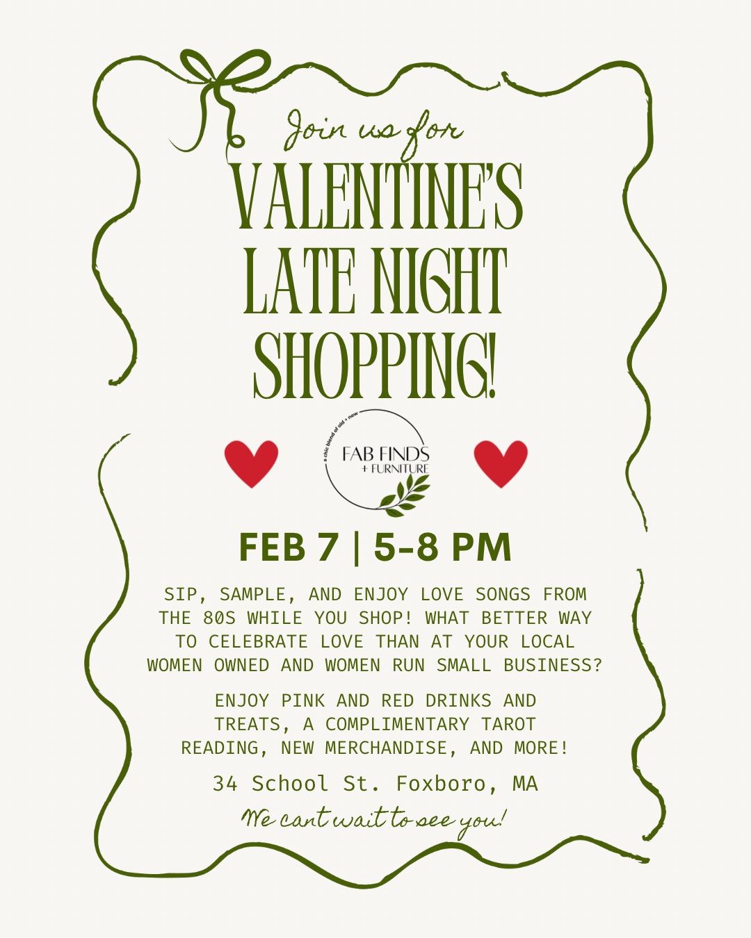 Valentine\u2019s Late Night Shopping!