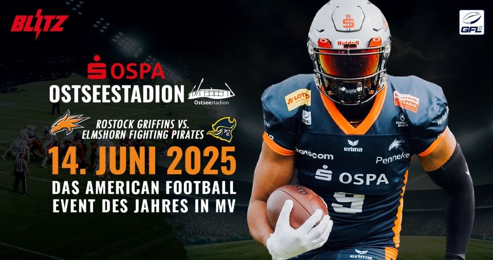 OSPA Gameday - FOOTBALLER DER GRIFFINS IM JUNI 2025 ERNEUT IM OSTSEESTADION