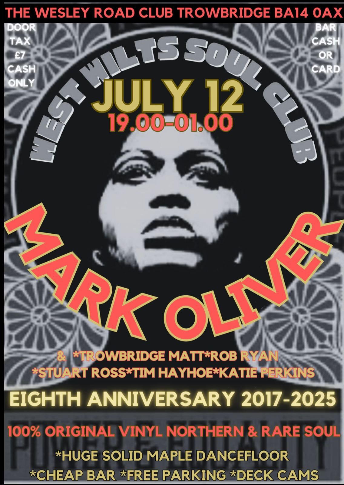 WEST WILTS SOUL CLUB JULY 2025