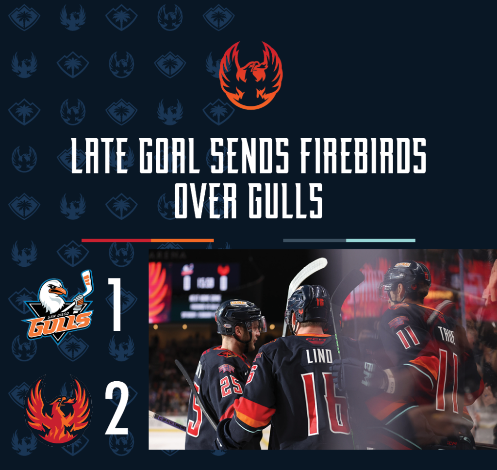 Coachella Valley Firebirds at San Diego Gulls at Pechanga Arena