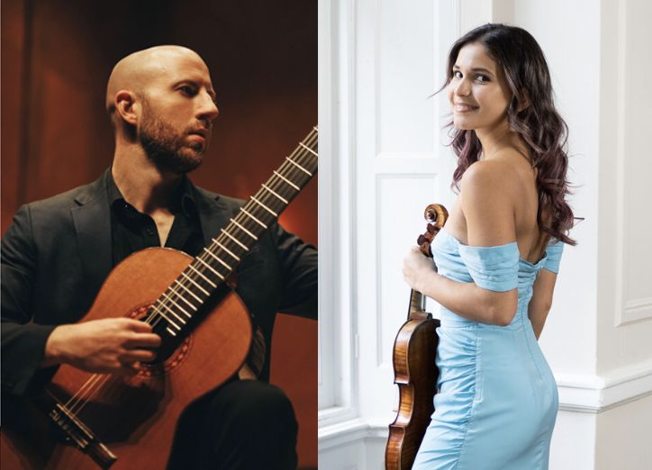 John Marcel Williams (Classical Guitar) & Maya Anjali (Violin)