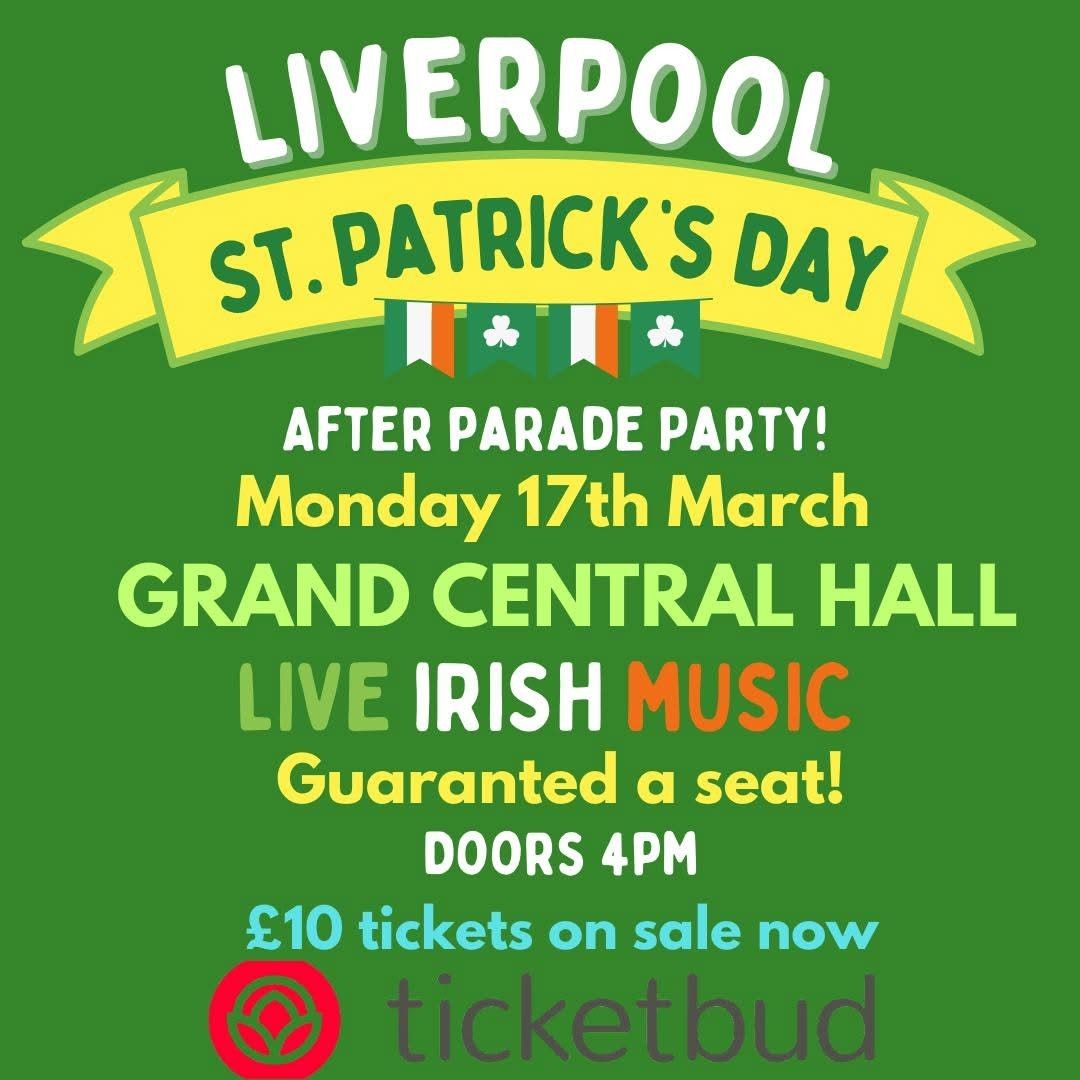 St Patrick's Day After Parade Party!