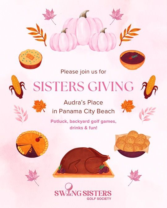 Sisters Giving - potluck, golf games, drinks, & fun!