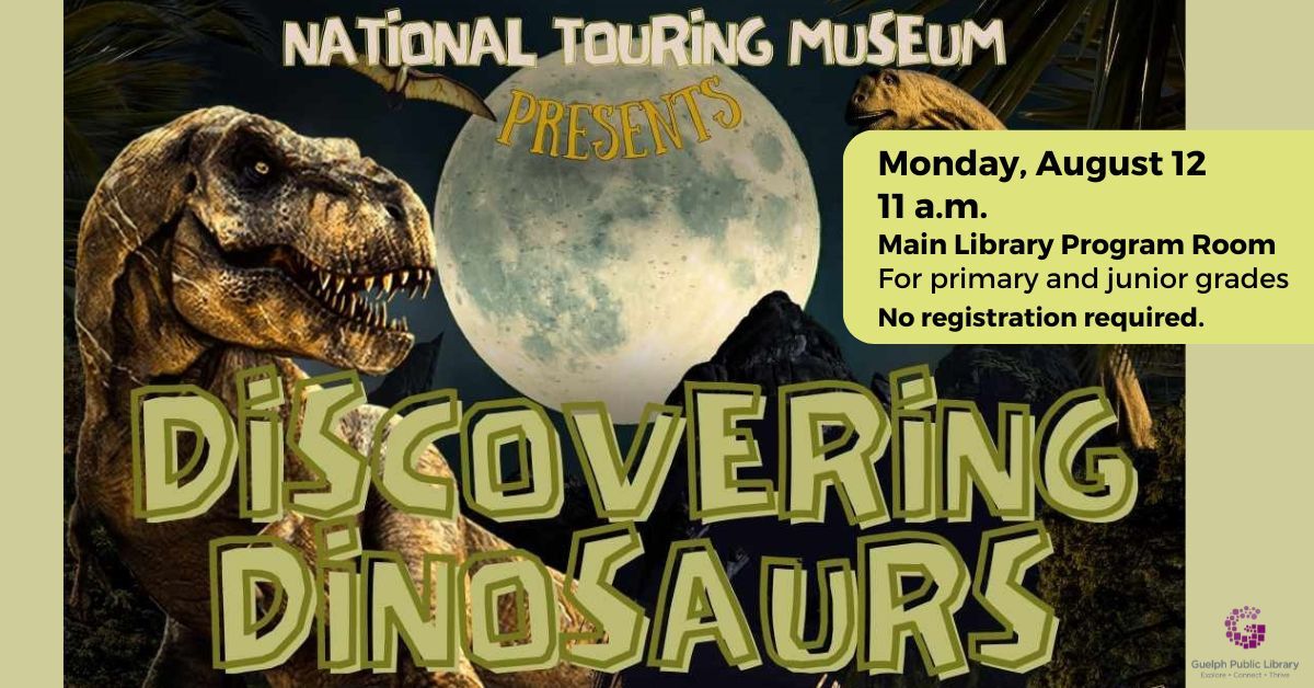 Dinosaur Extravaganza hosted by the National Touring Museum