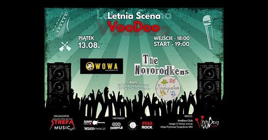 Strefa Music Art zaprasza na pi\u0105tek 13-stego - The Novorodkens, Wowa Band & Muzyczka w VooDoo Club
