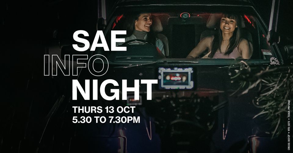 SAE Info Night l 13 October