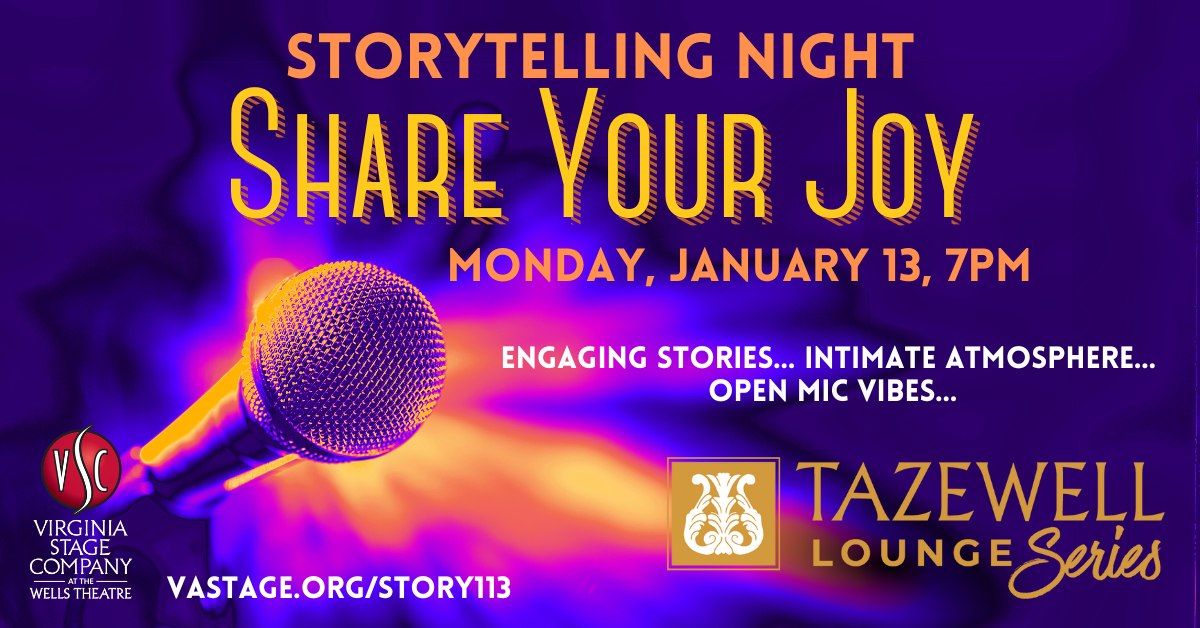 Share Your Joy | Storytelling Night at The Wells