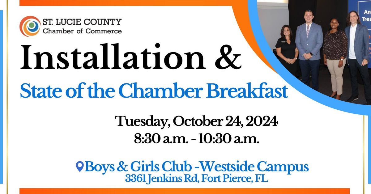 Installation & State of the Chamber Breakfast