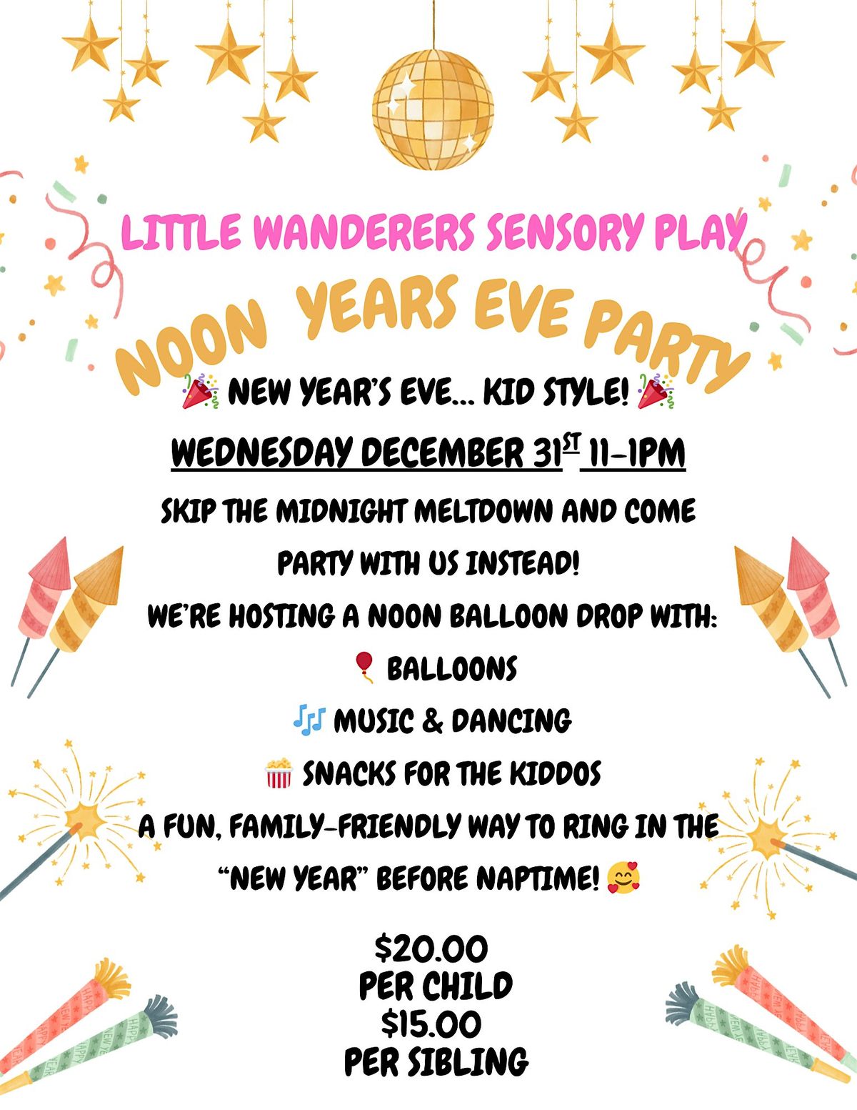 Noon Years Eve Party