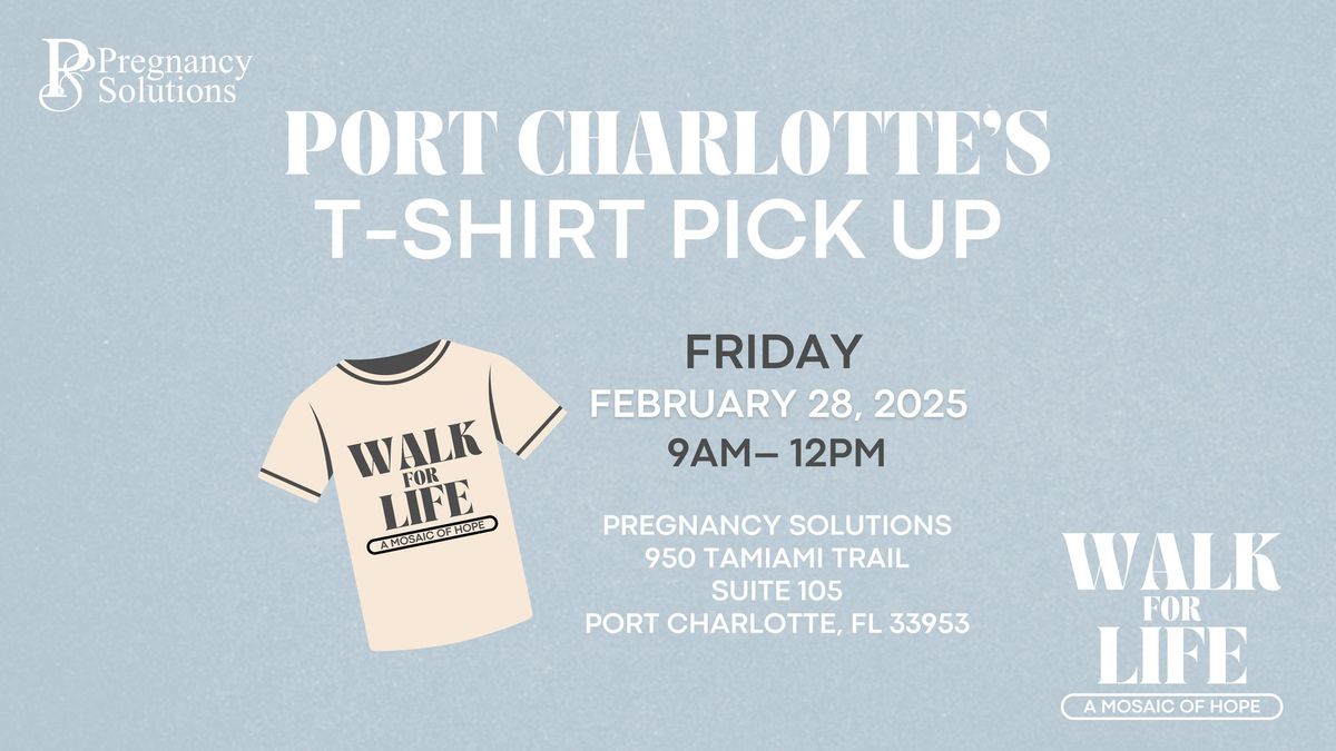 Port Charlotte's T-shirt pick up 