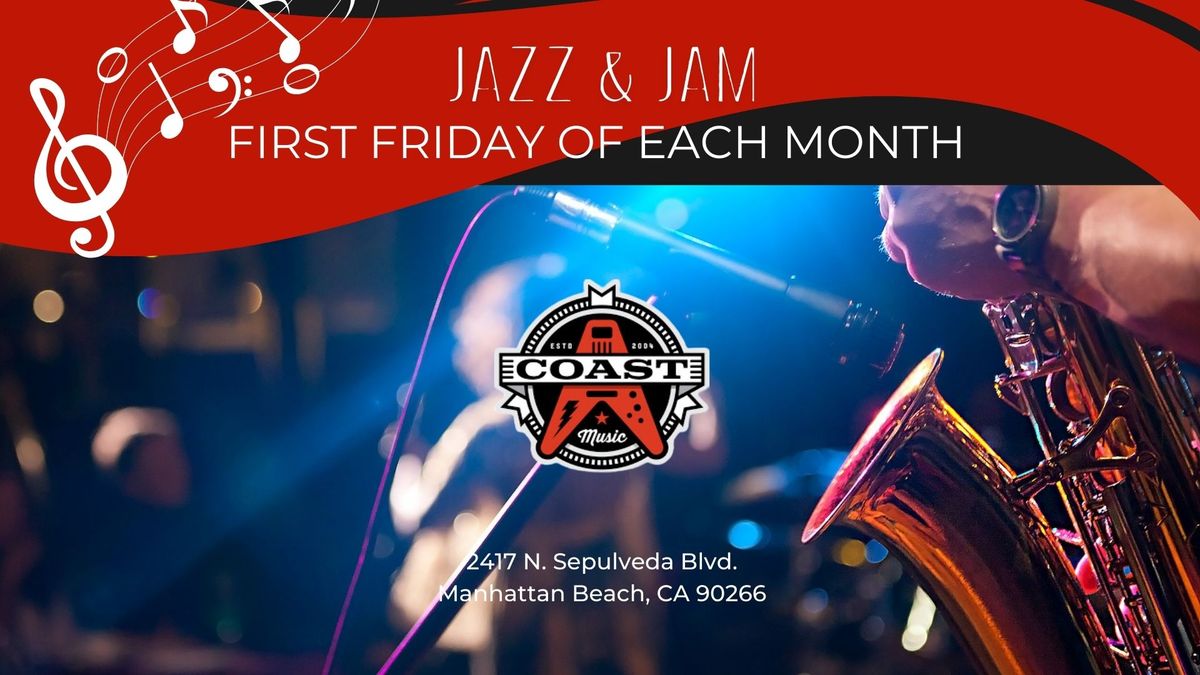 \ud83c\udfb6Coast Music | Jazz & Jam Night 