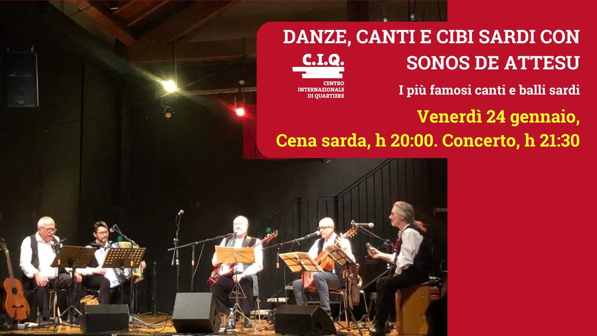 SONOS DE ATTESU: danze, canti e cibi sardi!