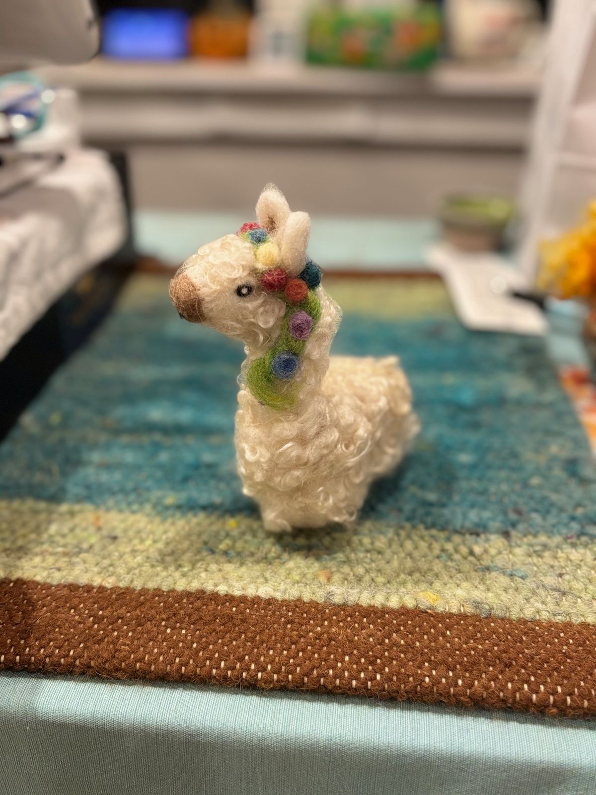 Blossom the Alpaca - Felting with Farren