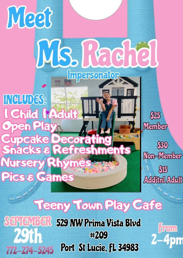 Ms Rachel Meet & Greet