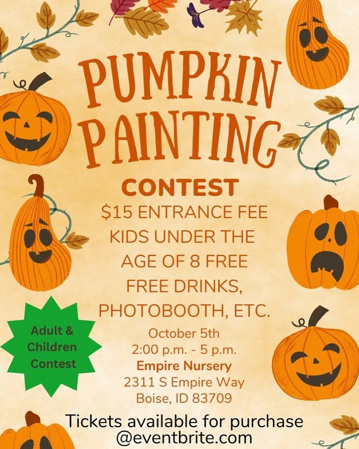 Pumpkin Painting Contest-All Ages