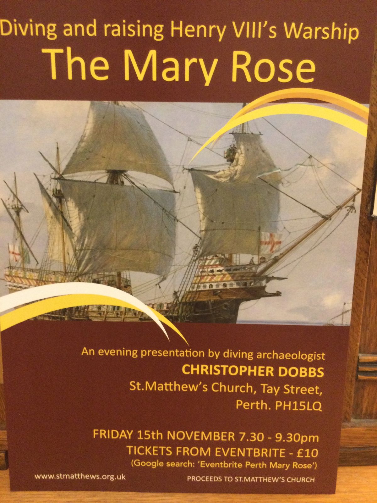 The Mary Rose, diving and raising by Christopher Dobbs.