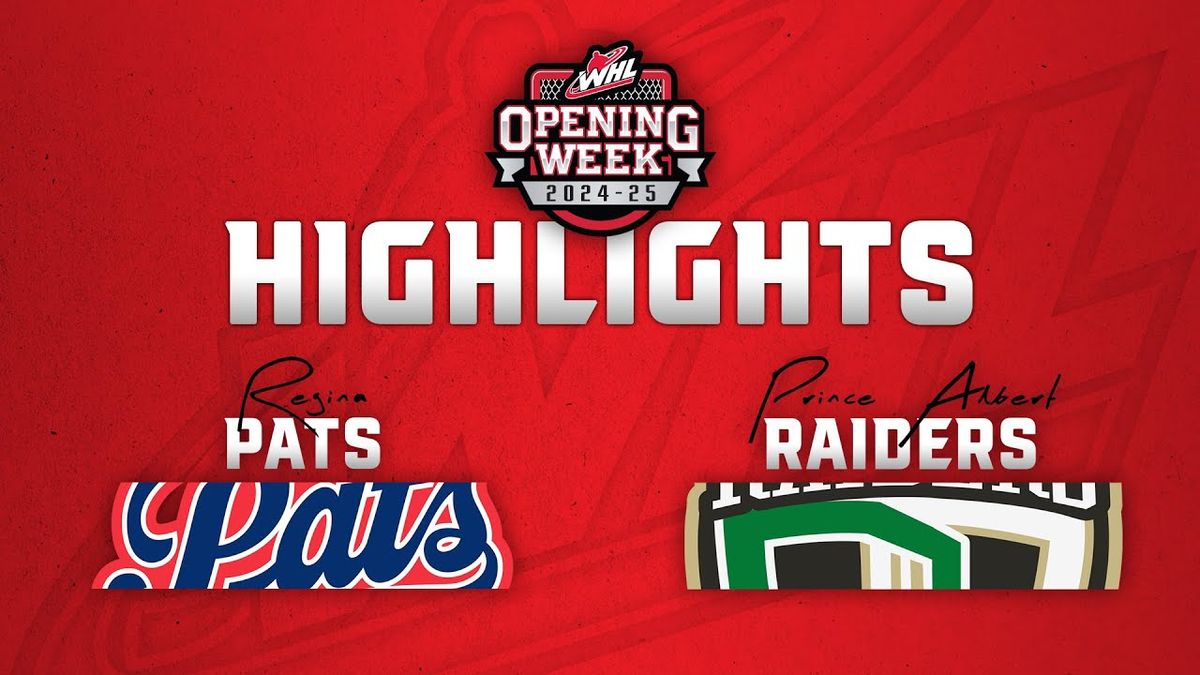 Regina Pats at Prince Albert Raiders