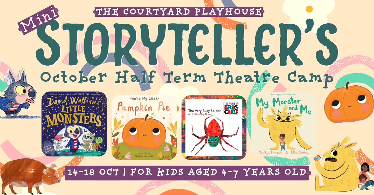 Mini Storytellers October Half Term Camp 2024 4-7 Years