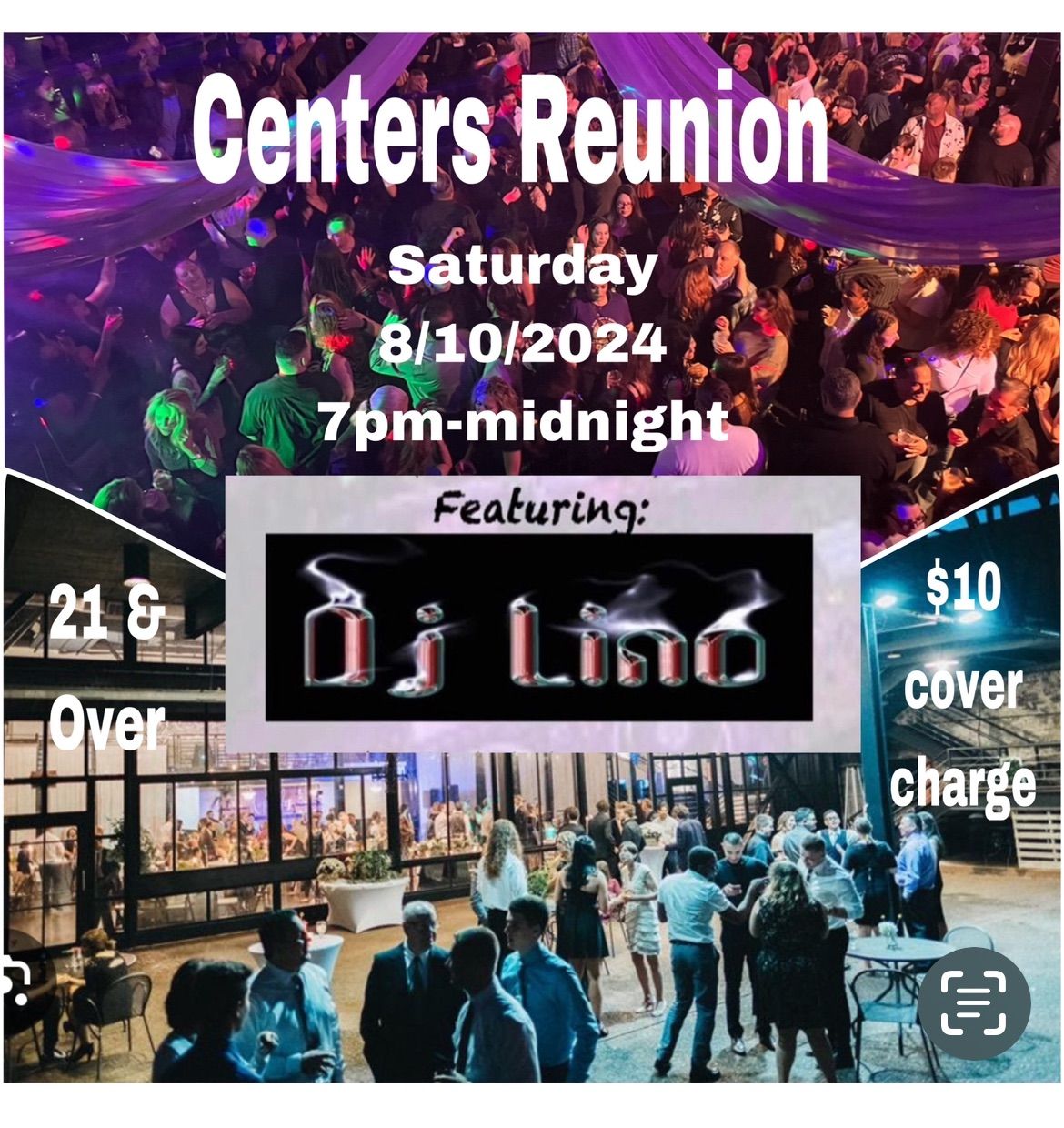Center Reunion III featuring DJ Lino!!! CLUB Night out!