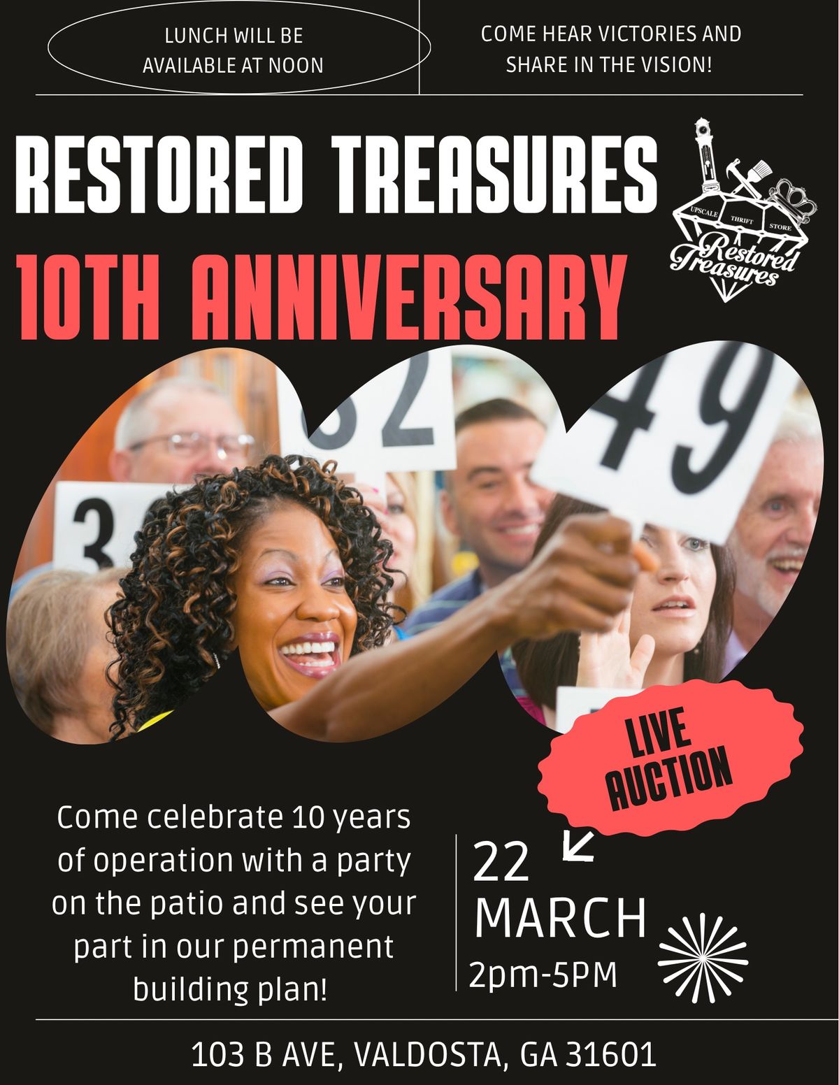 10th Anniversary Celebration & Live Auction