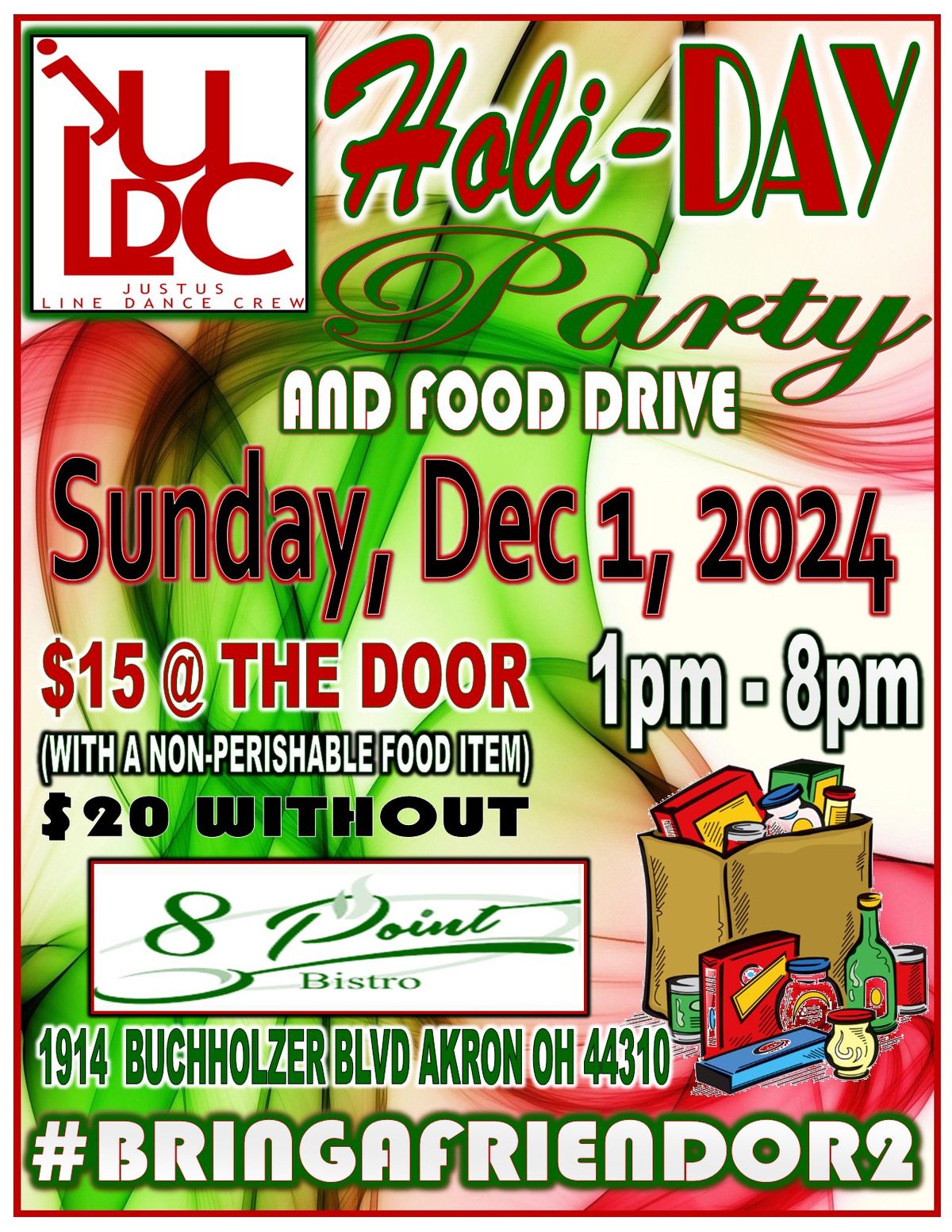 JULDC Holi-DAY Party and Food Drive