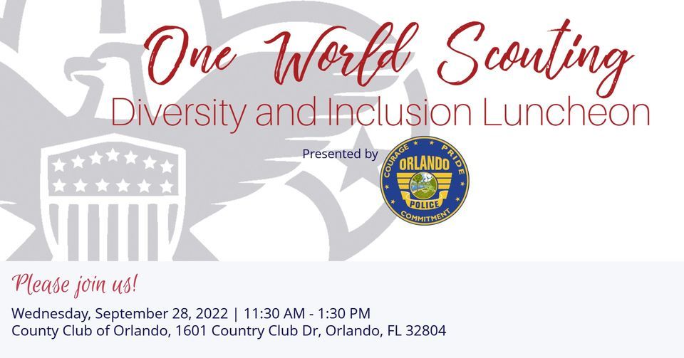 One World Scouting Diversity and Inclusion Luncheon