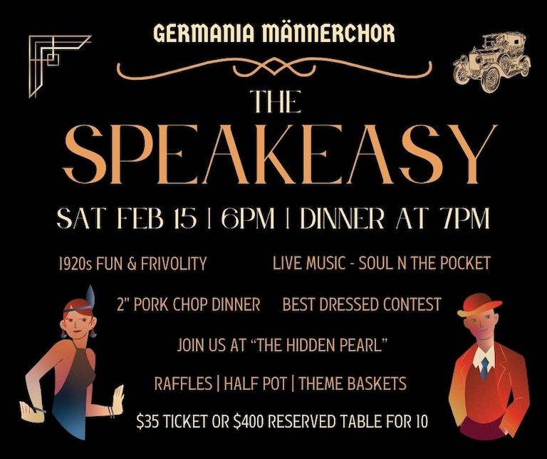 The SpeakEasy at Germania Maennerchor