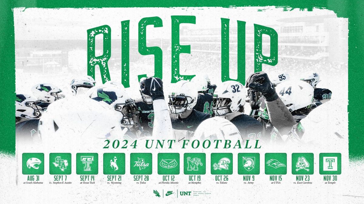 South Florida Bulls at North Texas Mean Green Football
